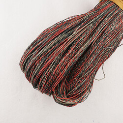 Noname - EBRULİ KAĞIT İP GRİ- KIRMIZI 280 GR