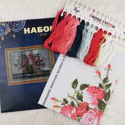 Madamella - ETAMIN EMBROIDERY SET 40 X 50 CM 0186