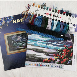 Madamella - ETAMİN NAKIŞ SETİ 40 X 50 CM 0102 Madamella - ETAMİN NAKIŞ SETİ 40 X 50 CM 0102