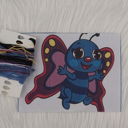 Madamella - MINI TAPESTRY KIT 22 X 16.50 MM BUTTERFLY Madamella - MINI TAPESTRY KIT 22 X 16.50 MM BUTTERFLY