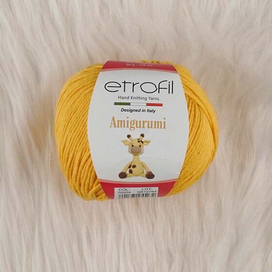 ETROFİL AMİGURUMİ ÖRGÜ İPİ 50 GR 145 MT.