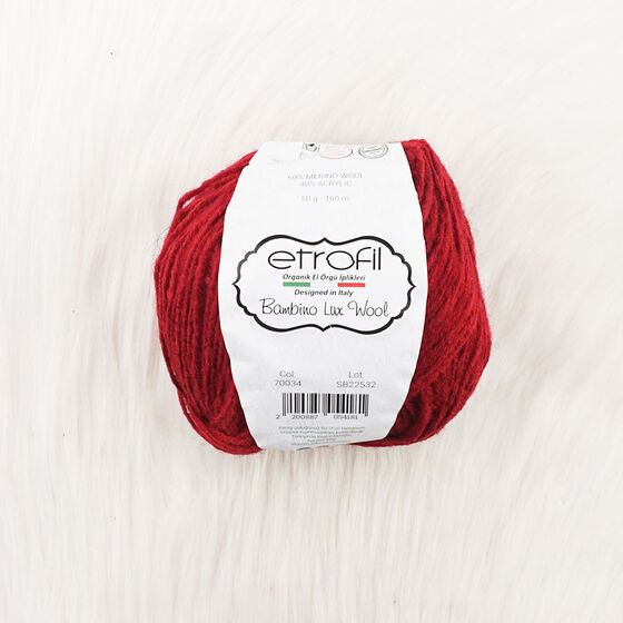 ETROFİL BAMBİNO LUX WOOL ÖRGÜ İPİ 50 GR. 160 MT.