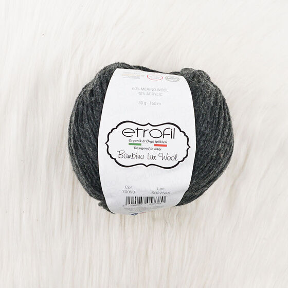 ETROFİL BAMBİNO LUX WOOL ÖRGÜ İPİ 50 GR. 160 MT.