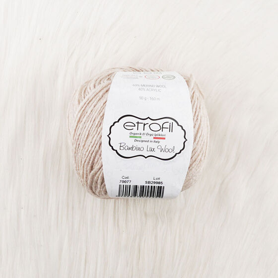 ETROFİL BAMBİNO LUX WOOL ÖRGÜ İPİ 50 GR. 160 MT.
