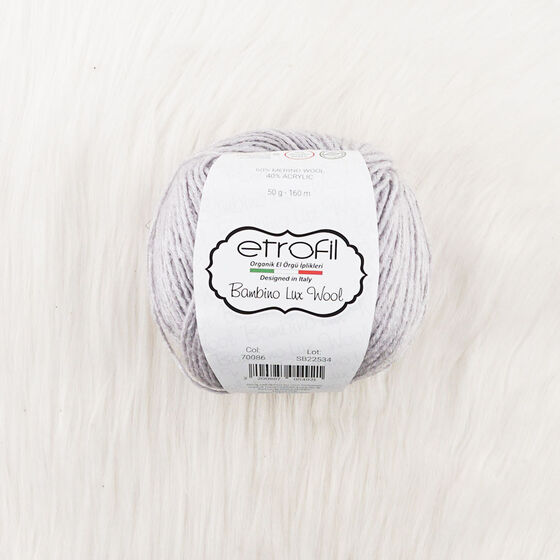 ETROFİL BAMBİNO LUX WOOL ÖRGÜ İPİ 50 GR. 160 MT.