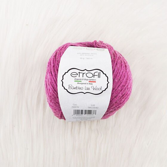 ETROFİL BAMBİNO LUX WOOL ÖRGÜ İPİ 50 GR. 160 MT.