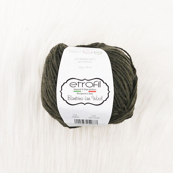 ETROFİL BAMBİNO LUX WOOL ÖRGÜ İPİ 50 GR. 160 MT.