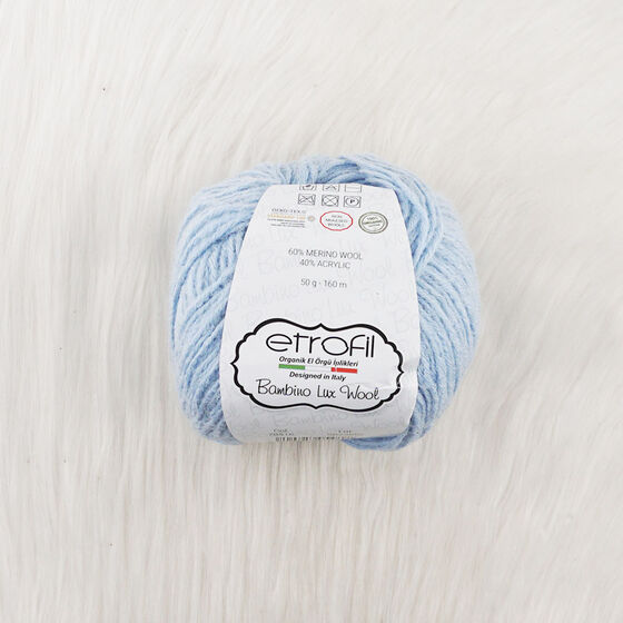 ETROFİL BAMBİNO LUX WOOL ÖRGÜ İPİ 50 GR. 160 MT.