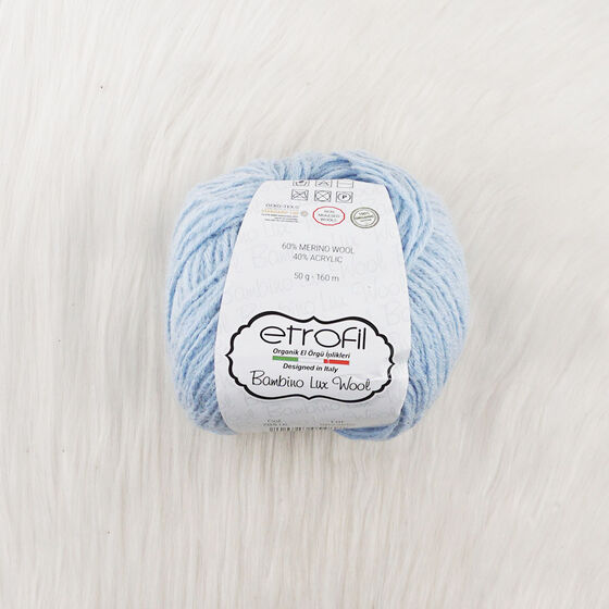 ETROFİL BAMBİNO LUX WOOL ÖRGÜ İPİ 50 GR. 160 MT.