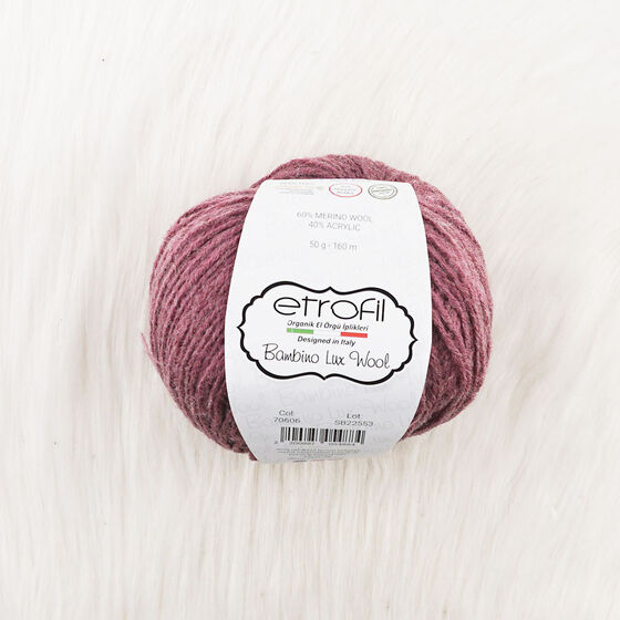 ETROFİL BAMBİNO LUX WOOL ÖRGÜ İPİ 50 GR. 160 MT.