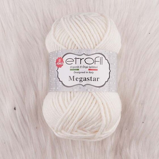 ETROFİL MEGASTAR EL ÖRGÜ İPİ 100 GR.110 MT.