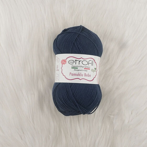 ETROFİL PAMUKLU BEBE ORGANİC ÖRGÜ İPİ 100 GR.260 MT.