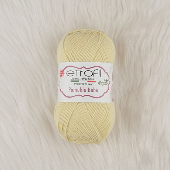  ETROFİL COTTON BABY ORGANIC KNITTING YARN 100 GR.260 MT.