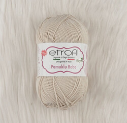  ETROFİL COTTON BABY ORGANIC KNITTING YARN 100 GR.260 MT. - Thumbnail