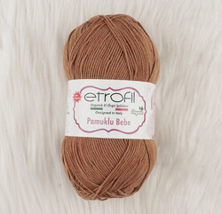  ETROFİL COTTON BABY ORGANIC KNITTING YARN 100 GR.260 MT. - Thumbnail