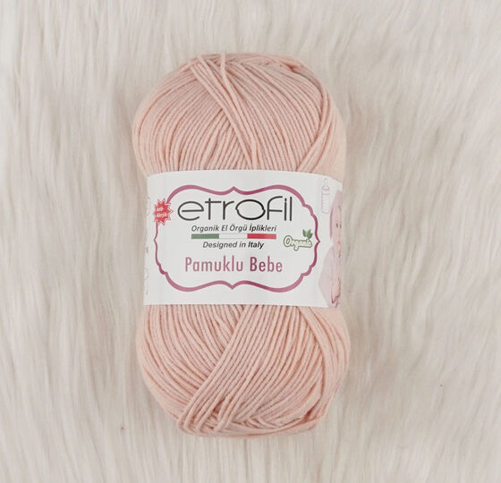  ETROFİL COTTON BABY ORGANIC KNITTING YARN 100 GR.260 MT.