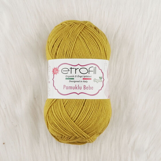  ETROFİL COTTON BABY ORGANIC KNITTING YARN 100 GR.260 MT.