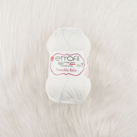  ETROFİL COTTON BABY ORGANIC KNITTING YARN 100 GR.260 MT.