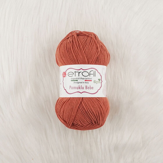  ETROFİL COTTON BABY ORGANIC KNITTING YARN 100 GR.260 MT.