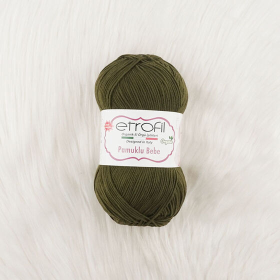  ETROFİL COTTON BABY ORGANIC KNITTING YARN 100 GR.260 MT.