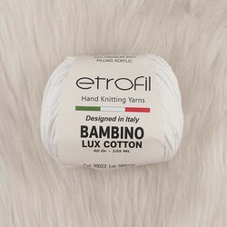 ETROFİL BAMBINO LUX COTTON KNITTING YARN - Thumbnail