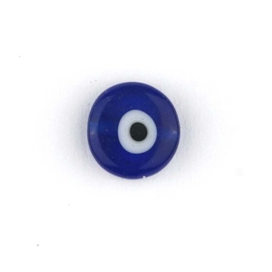 EVIL EYE BEAD PATTERNED GLASS BEAD 10 MM