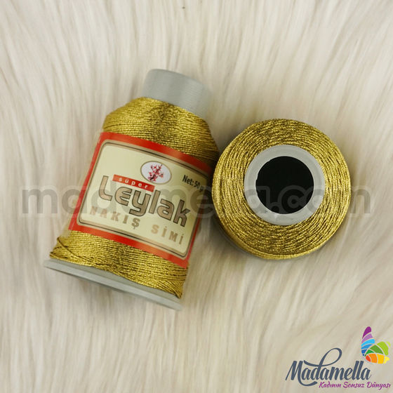 LEYLAK 50 GR. 10 PLY EMBROIDERY GOLD