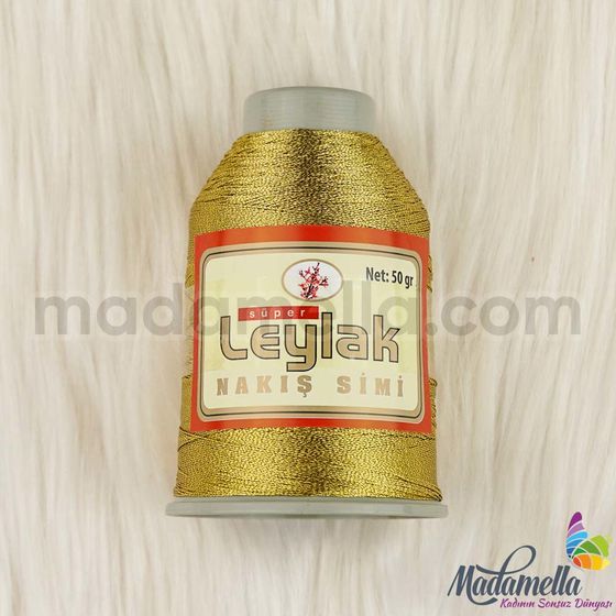 LEYLAK 50 GR. 10 PLY EMBROIDERY GOLD