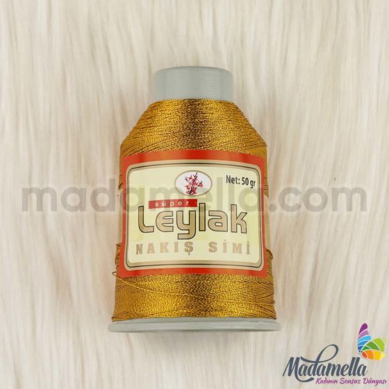 LEYLAK 50 GR. 10 PLY EMBROIDERY GOLD