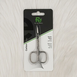 FE SCISSORS MANICURE SLOPE STEEL TIP FEPI019 - Thumbnail