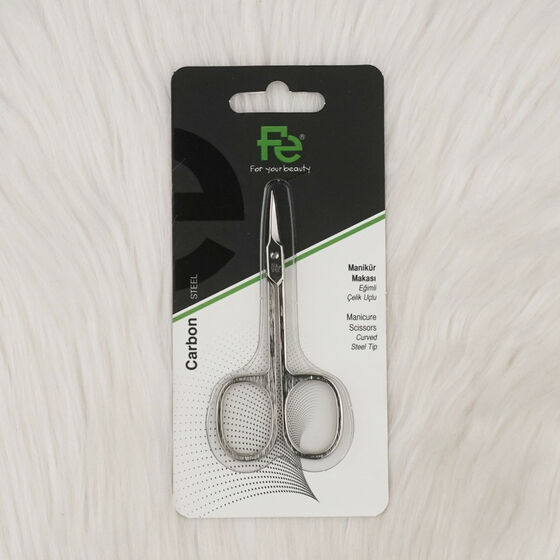 FE SCISSORS MANICURE SLOPE STEEL TIP FEPI019