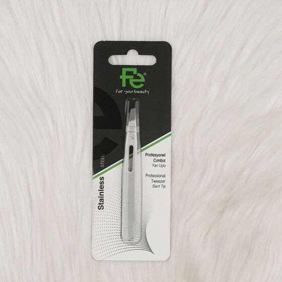 FE STAINLESS TWEEZERS PROFESSIONAL SIDE TIP FEPI033-B
