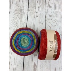 FEZA BABE MİX EL ÖRGÜ İPİ 330 MT 100 GR. - Thumbnail