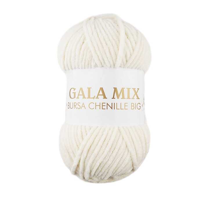 Gala Bursa Chenille Kadife İp 280 Gr. Krem