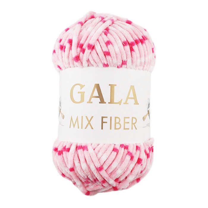 Gala Mıx 200 Gr. Kadife İp Pembe Ebruli
