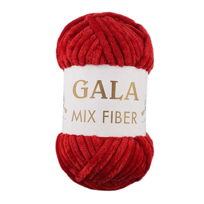 Gala Mıx 250 Gr. Kalın Kadife İp Kırmızı