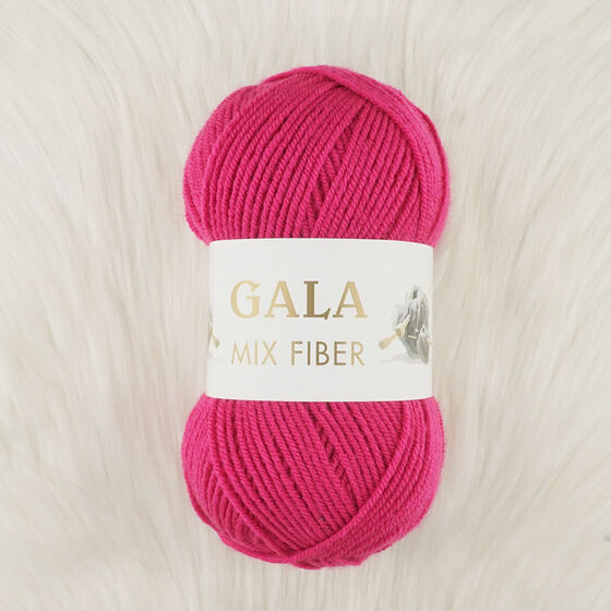 GALA MIX FIBER FUŞYA AKRİLİK ÖRGÜ İPİ 100 GR