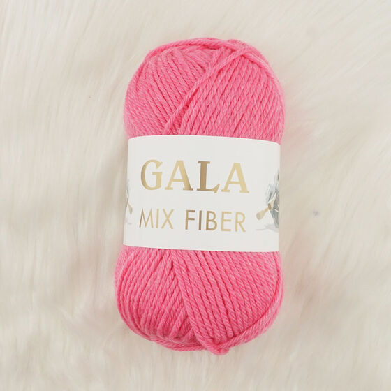 GALA MIX FIBER GÜL PEMBE AKRİLİK ÖRGÜ İPİ 100 GR