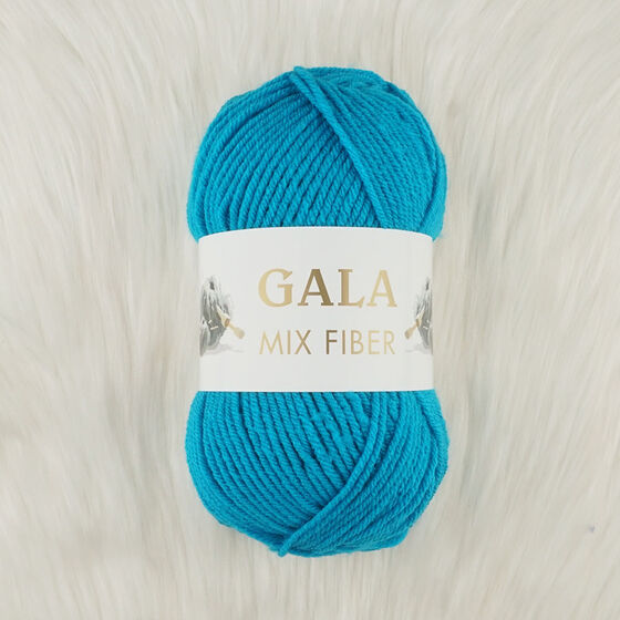 GALA MIX FIBER KOYU TURKUAZ AKRİLİK ÖRGÜ İPİ 100 GR