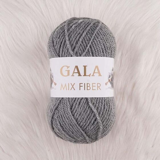 GALA MIX GRAY ACRYLIC KNITTING YARN 100 GR