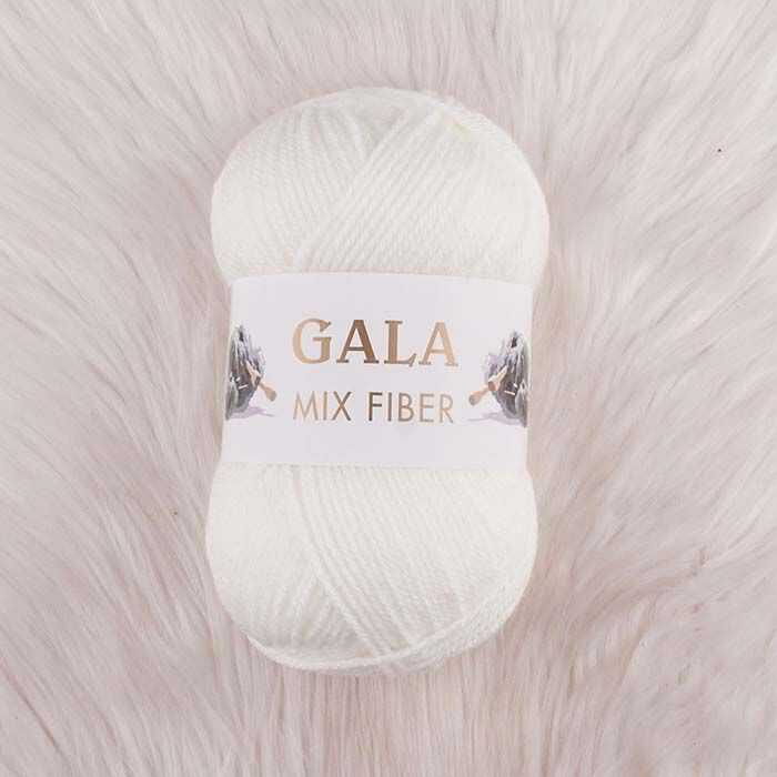 Gala Mıx Kırık Beyaz Klasik Örgü İpi 100 Gr