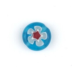 GLASS BEAD FLORAL PATTERN 12 MM - Thumbnail