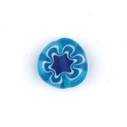 GLASS BEAD FLORAL PATTERN 12 MM - Thumbnail