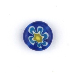 GLASS BEAD FLORAL PATTERN 12 MM - Thumbnail