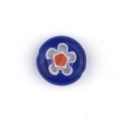 GLASS BEAD FLORAL PATTERN 12 MM - Thumbnail