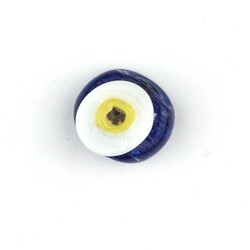  GLASS EVIL EYE BEAD 15 MM - Thumbnail