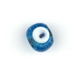  GLASS EVIL EYE BEAD 15 MM - Thumbnail