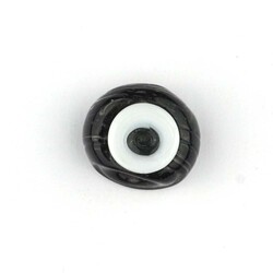  GLASS EVIL EYE BEAD 15 MM - Thumbnail