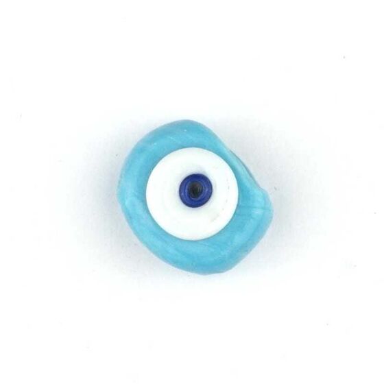  GLASS EVIL EYE BEAD 15 MM