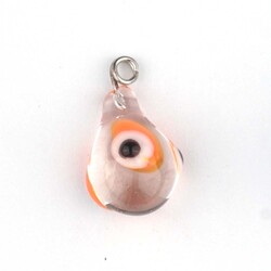 GLASS EVIL EYE BEAD 12 MM - Thumbnail